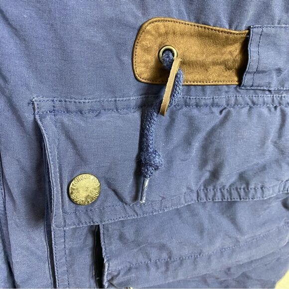 London Fog Navy Blue Zip Up Outdoor Jacket - Picture 4 of 6